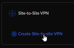 unifi create s2s vpn click